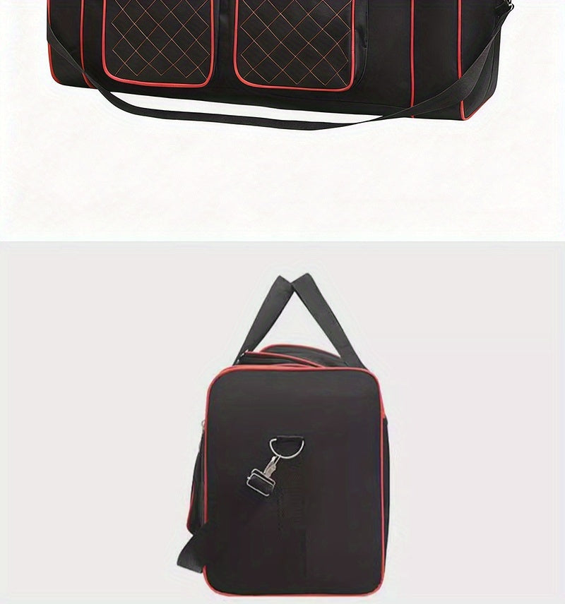 Sac de voyage grande capacité pour hommes et femmes – Sac de sport robuste multi-poches, avec bandoulière réglable et fermeture éclair pour le fitness, les escapades de week-end, les voyages d'affaires et les activités en plein air
