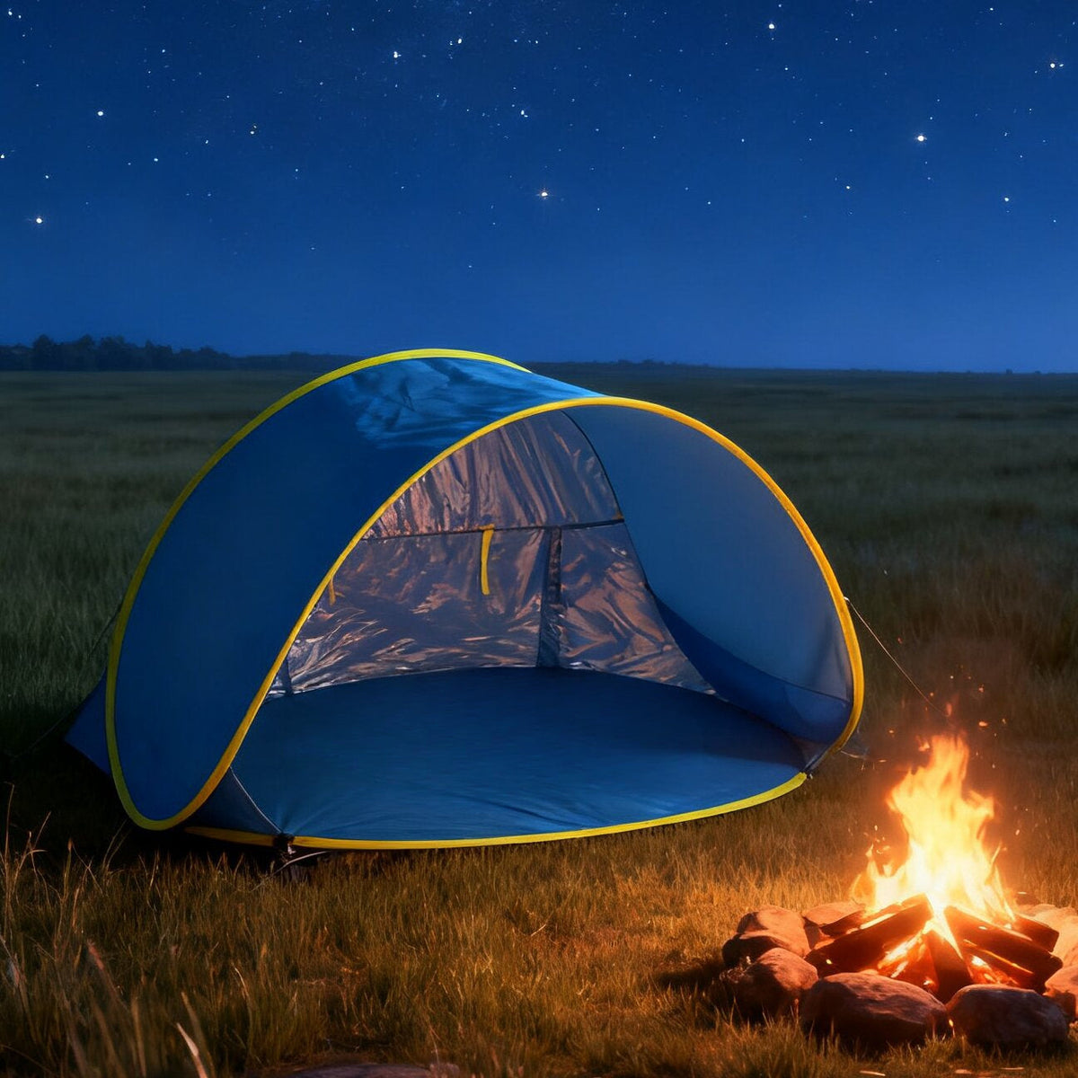 Tente de plage pop-up portative – Abri solaire anti-UV à installation rapide, ultra-léger (moins de 50 g/m²) pour la plage, la randonnée, le camping, les voyages en famille, parasol et auvent d'extérieur