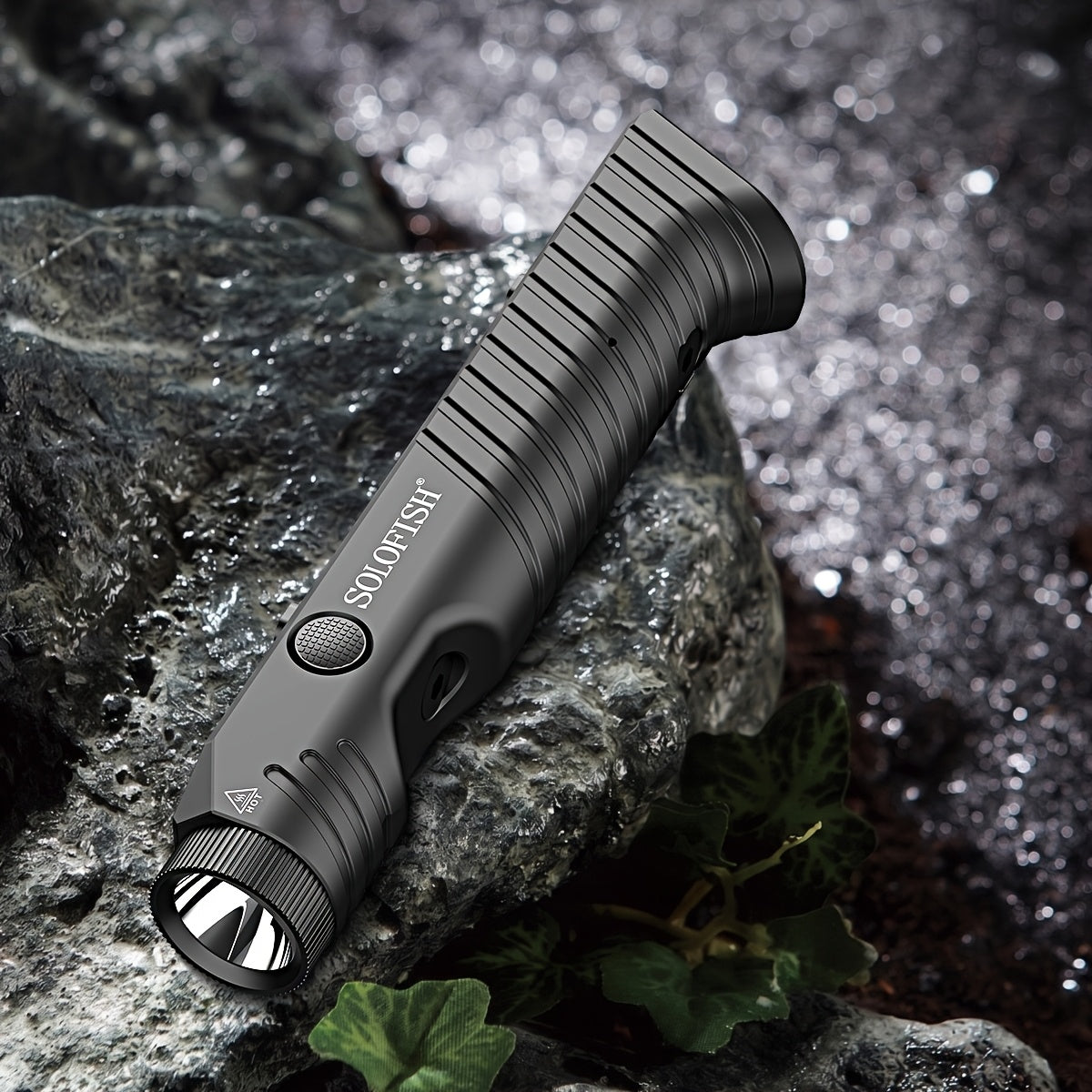 Lampe tactique pour fusil M-Lok 1450 lumens SL1130 – Lampe d'arme profil bas rechargeable par aimant avec mode stroboscopique, bouton ambidextre, faisceau de 240 m, pour fusils avec rail M-Lok