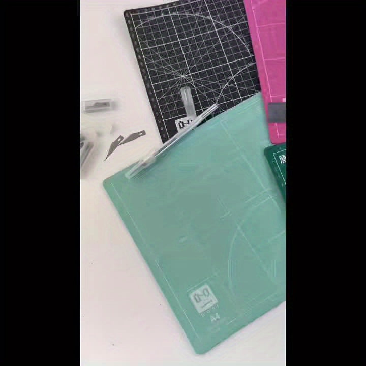 Kit de découpe de précision Exacto de 65 pièces avec tapis de découpe A4 – Ensemble de couteaux de précision avec lames et règles de découpe pour modélisme papier, loisirs créatifs, scrapbooking, art et carterie