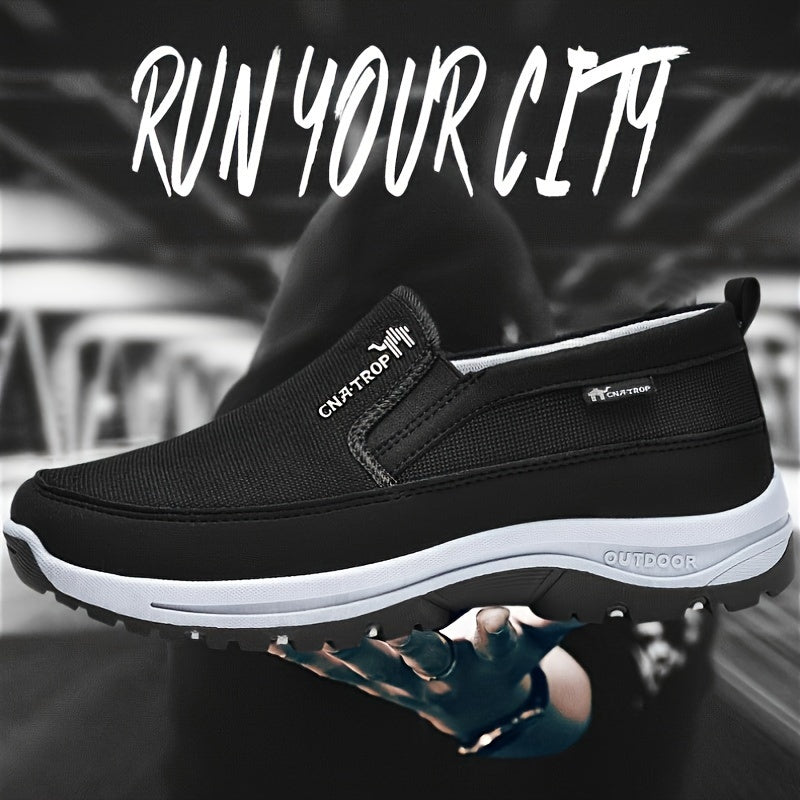 Chaussures de marche décontractées pour hommes - Baskets légères et confortables au quotidien avec soutien amorti pour la marche, les voyages et une utilisation quotidienne, disponibles en gris, noir, marron et bleu marine, tailles US 7,5 à 12,5