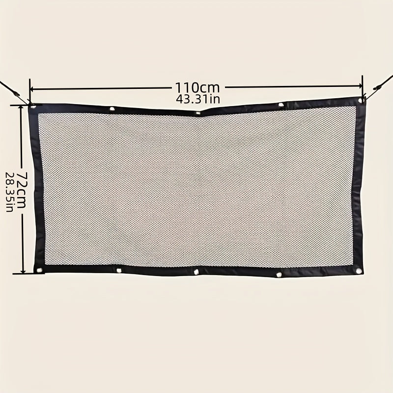 Filet de protection et de rangement pour animaux en voiture - Organisateur réglable en polyester, protection de siège arrière facile à installer pour tous véhicules, tailles M et L pour chiens et chats