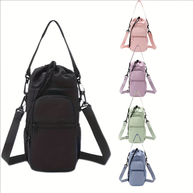 Sac à bandoulière croisé – Sac de jour monobretelle, sacoche pour téléphone légère et multifonction avec sangle réglable, tissu résistant, pour sports en plein air, randonnée, voyage, fitness, usage quotidien – Hommes et femmes