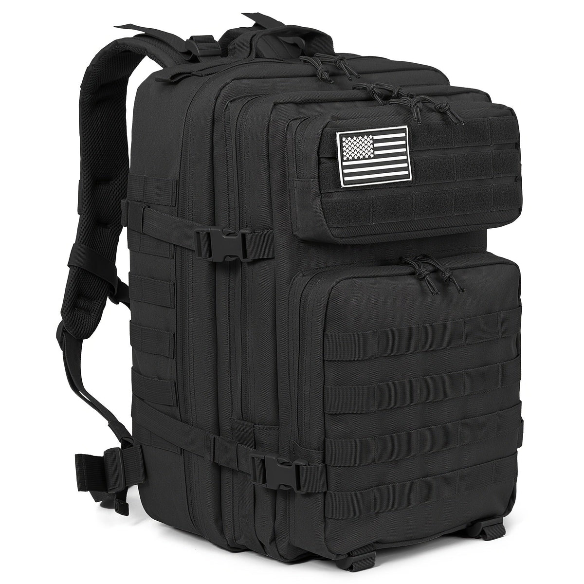 Sac à dos tactique 45 L pour hommes et femmes – Sac de randonnée, camping et voyage grande capacité, sac d'évacuation 3 jours pour le fitness et l'aventure en plein air, 13 coloris disponibles