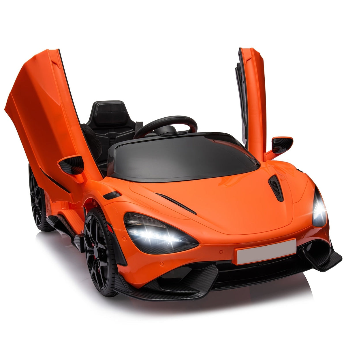 Voiture électrique pour enfants de 3 à 5 ans - Véhicule à batterie avec 3 vitesses, télécommande parentale, système de suspension et lumières LED | Cadeau d'anniversaire ou de Noël pour garçons et filles