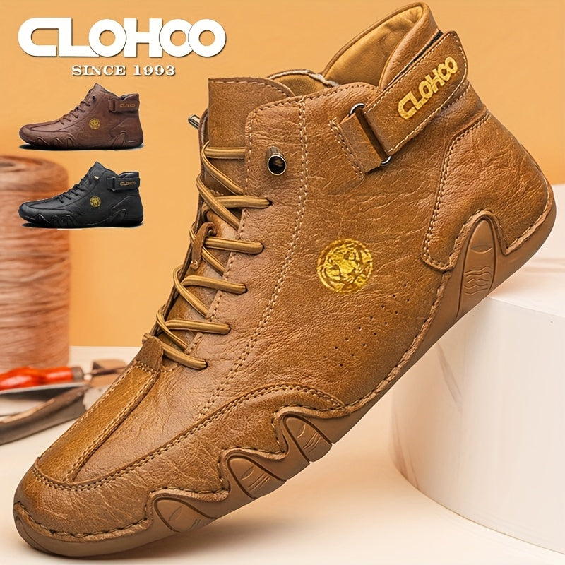 Baskets montantes pour hommes, chaussures décontractées respirantes à lacets, semelle en caoutchouc souple antidérapante, chaussures de marche en extérieur pour hommes, US 7-12, couleurs multiples