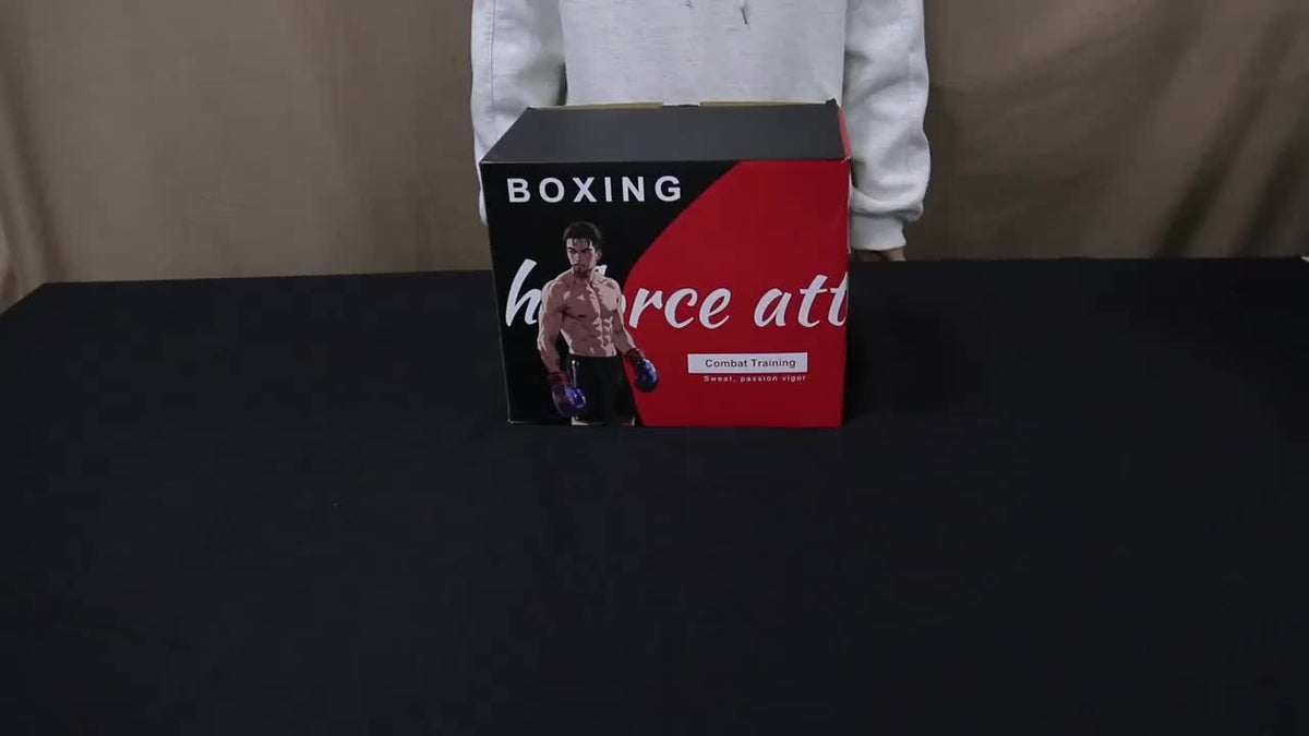 Sac de frappe sur pied 178 cm avec gants de boxe et pompe à air électrique | Sac de frappe gonflable pour adultes, hommes, femmes et adolescents | Gym à domicile, MMA, Muay Thai, kickboxing, entraînement fitness | Noir
