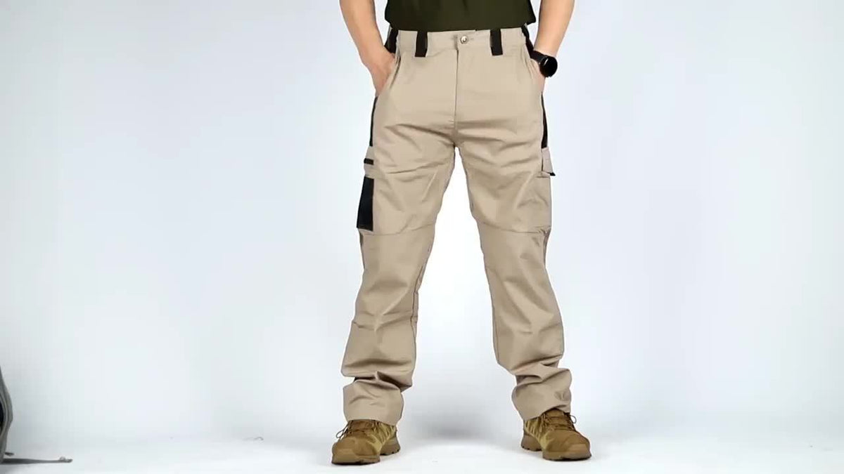 Pantalon cargo tactique pour homme, séchage rapide, léger, multi-poches, pour randonnée, plein air, travail, S-XXXL, noir, gris, vert, marron, coupe droite, pantalon utilitaire