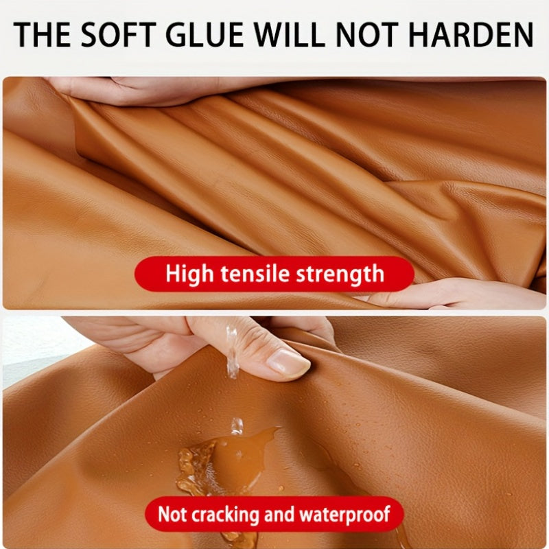 Colle de réparation de tissu ultra-résistante, invisible, lavable, sans couture, adhésif puissant pour siège de voiture, canapé, vêtements, chaussures, veste - Colle à tissu multi-usages instantanée de qualité professionnelle