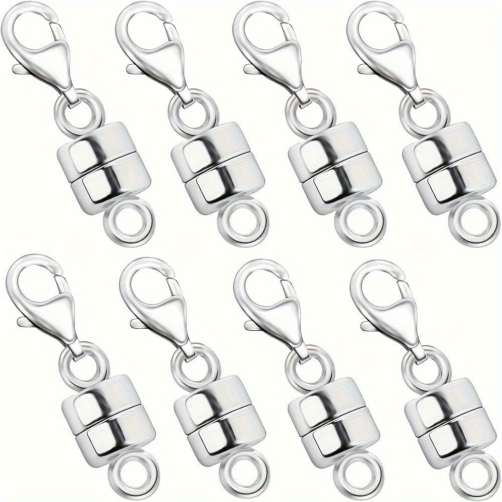 Fermoirs et attaches magnétiques pour colliers avec mousqueton – Convertisseurs de fermoirs de bijoux à connexion facile pour bracelets, colliers et chaînes, fermoirs de bijoux adaptés aux personnes souffrant d'arthrite