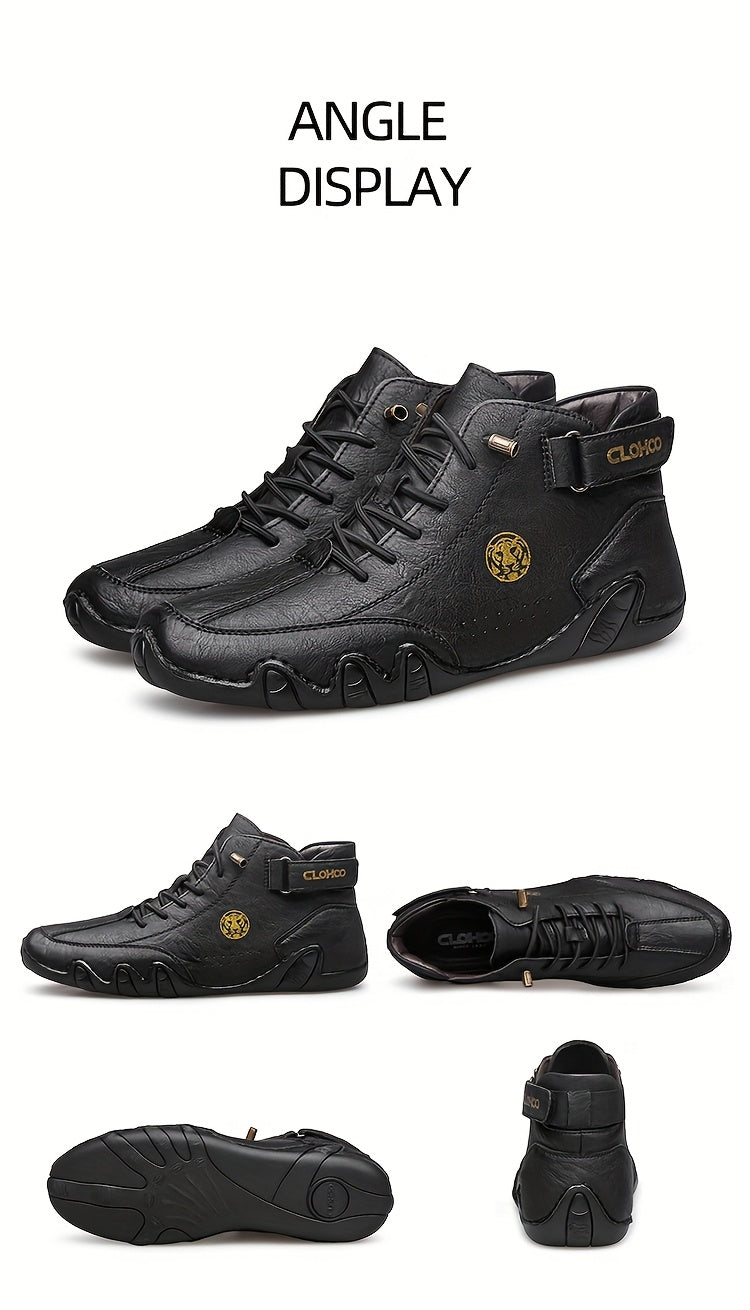 Baskets montantes pour hommes, chaussures décontractées respirantes à lacets, semelle en caoutchouc souple antidérapante, chaussures de marche en extérieur pour hommes, US 7-12, couleurs multiples