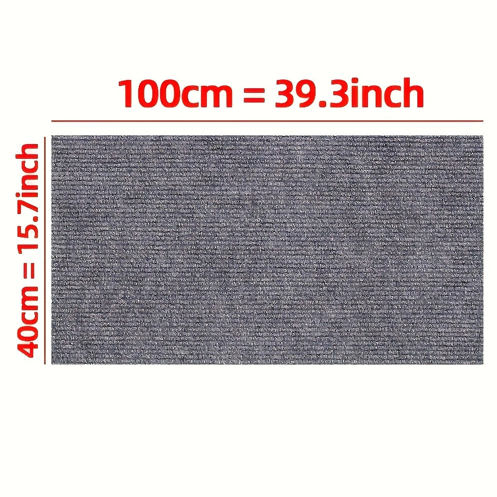 Griffoir mural autocollant pour chat - Protection de meubles amovible pour murs, canapés et chaises, panneau à griffer moderne en sisal, facile à installer, 6 couleurs (40 cm x 100 cm)