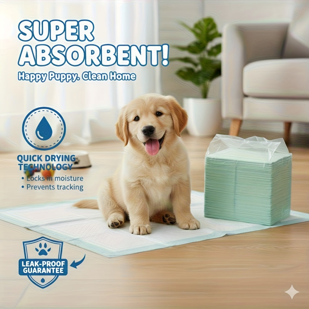 Alèses jetables pour chiens – Tapis d'apprentissage ultra-absorbants et épais avec fond étanche et contrôle des odeurs, tapis de propreté pour chiens et chats, essentiels pour l'apprentissage de la propreté à la maison et en voyage