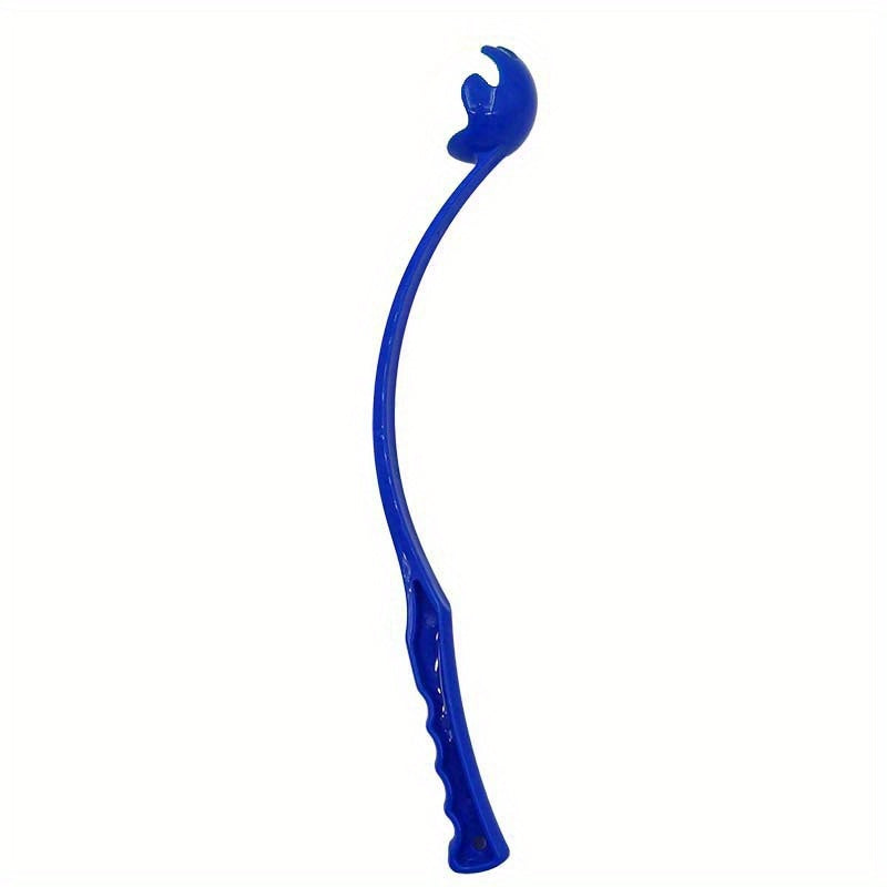 Lanceur de balle pour chien avec balle de tennis - Bâton de lancer mains libres pour l'exercice et le dressage en extérieur, lanceur sans se baisser pour chiens de petite, moyenne et grande taille, jouet durable pour animaux de compagnie