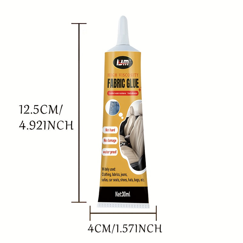 Kit de réparation pour intérieur de voiture et adhésif plastique – Colle pour sièges, colle pour joints coupe-vent et tampon d'étanchéité pour carrosserie, portières, garnitures et réparations intérieures – Colle de réparation automobile à séchage rapide