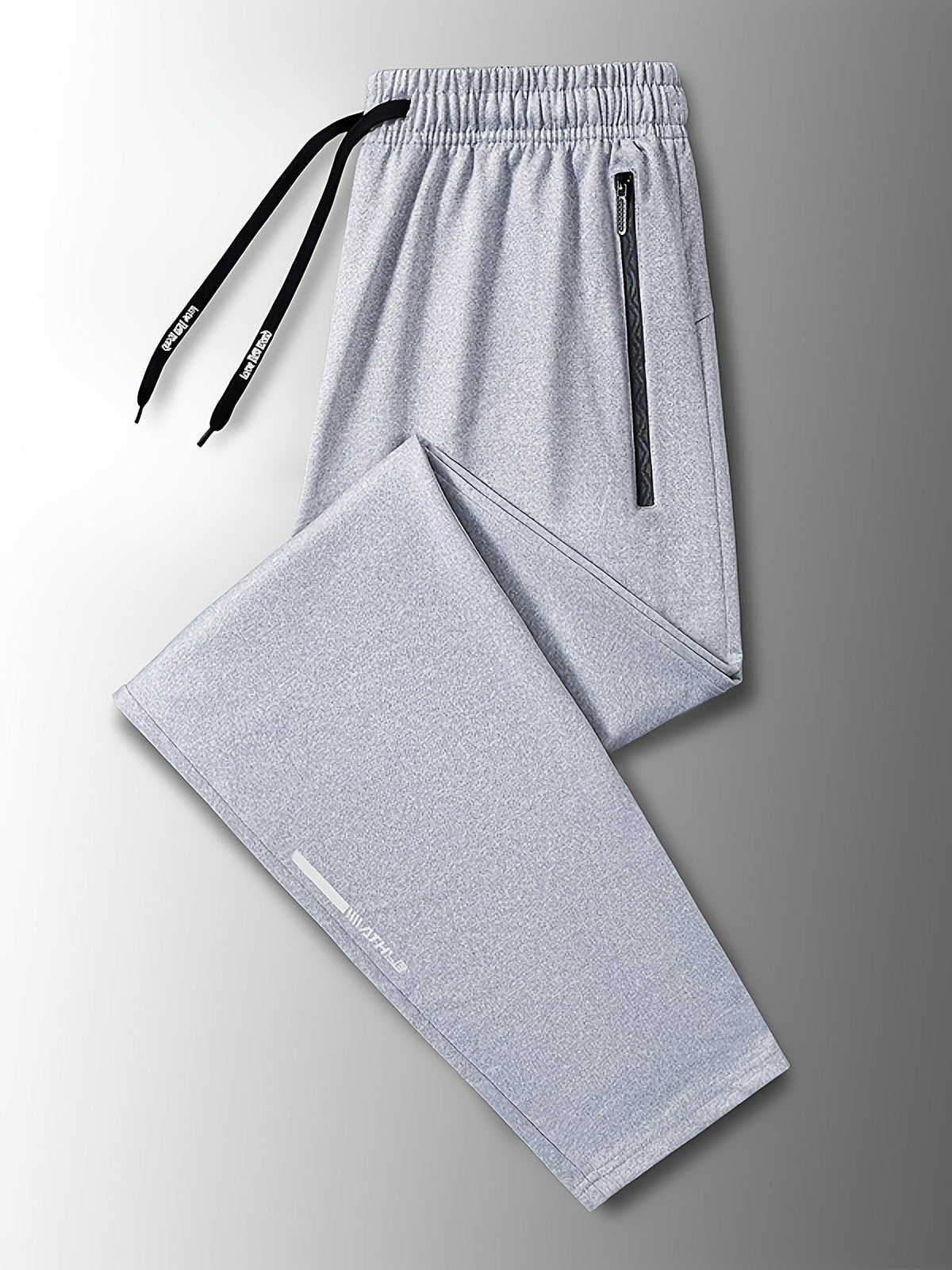 Pantalon de jogging pour homme avec cordon de serrage et poches, coupe classique resserré aux chevilles, en 95 % polyester pour le running, l'entraînement, le quotidien, le printemps et l'automne – Pantalon de sport confortable pour homme
