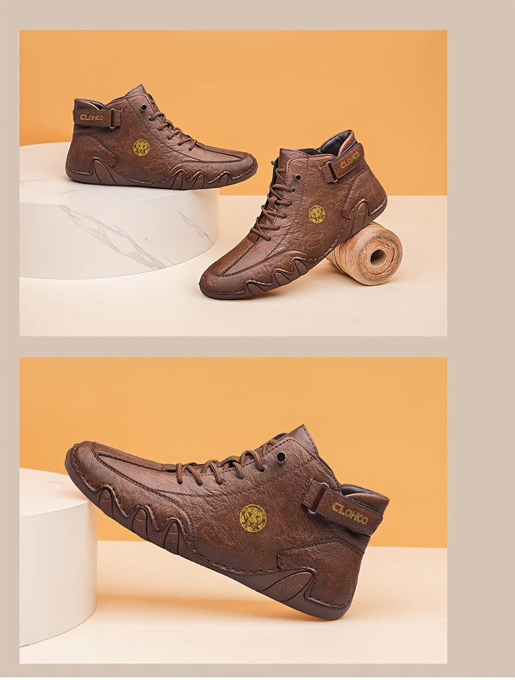 Baskets montantes pour hommes, chaussures décontractées respirantes à lacets, semelle en caoutchouc souple antidérapante, chaussures de marche en extérieur pour hommes, US 7-12, couleurs multiples