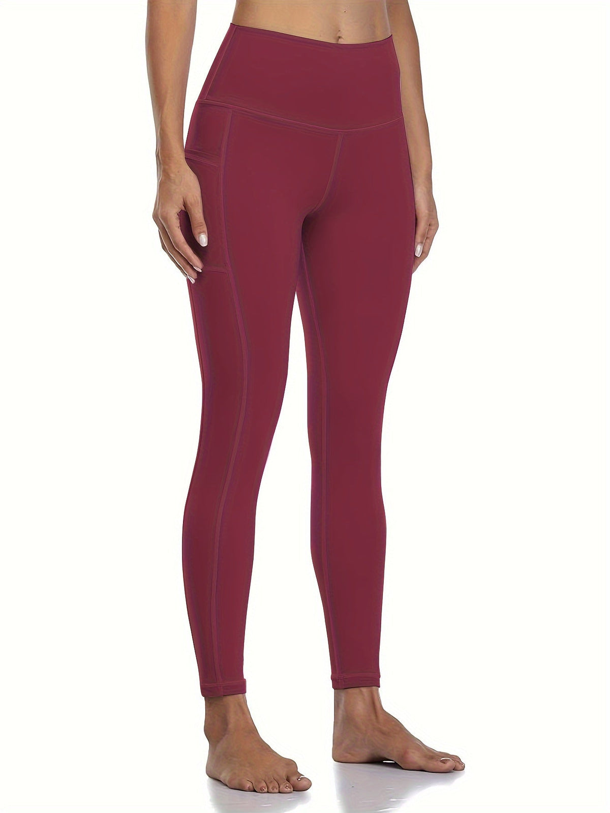 Lot de 5 pantalons de yoga de compression à motifs pour femmes – Leggings de fitness 7/8, coupe cheville, à motifs léopard, camouflage et unis, bas de survêtement de sport taille haute pour la gym, S-XXL