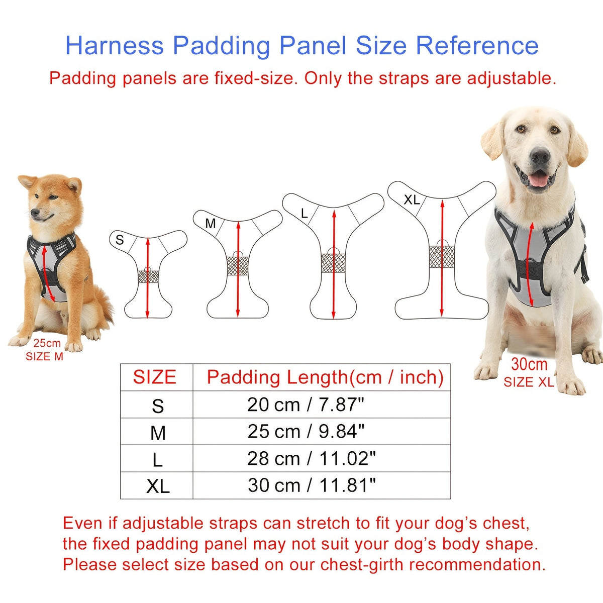 Ensemble laisse, harnais et distributeur de sacs à déjections pour chien – Harnais gilet réglable, respirant et anti-fugue pour chiens de taille moyenne à grande avec bandes réfléchissantes – Kit de promenade anti-traction rembourré avec porte-sac intégré