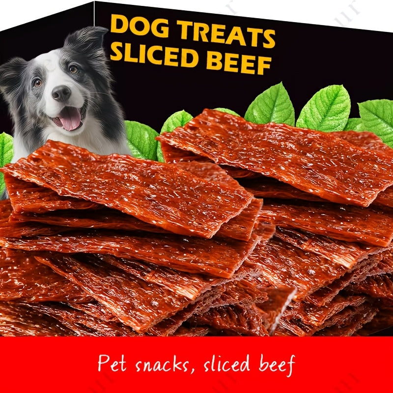 Bâtonnets de bœuf naturels de qualité supérieure pour chiens – Friandises protéinées sans céréales, type viande séchée et à mâcher pour chiots, chiens adultes de petite, moyenne et grande taille, récompenses d'éducation durables pour toutes les races