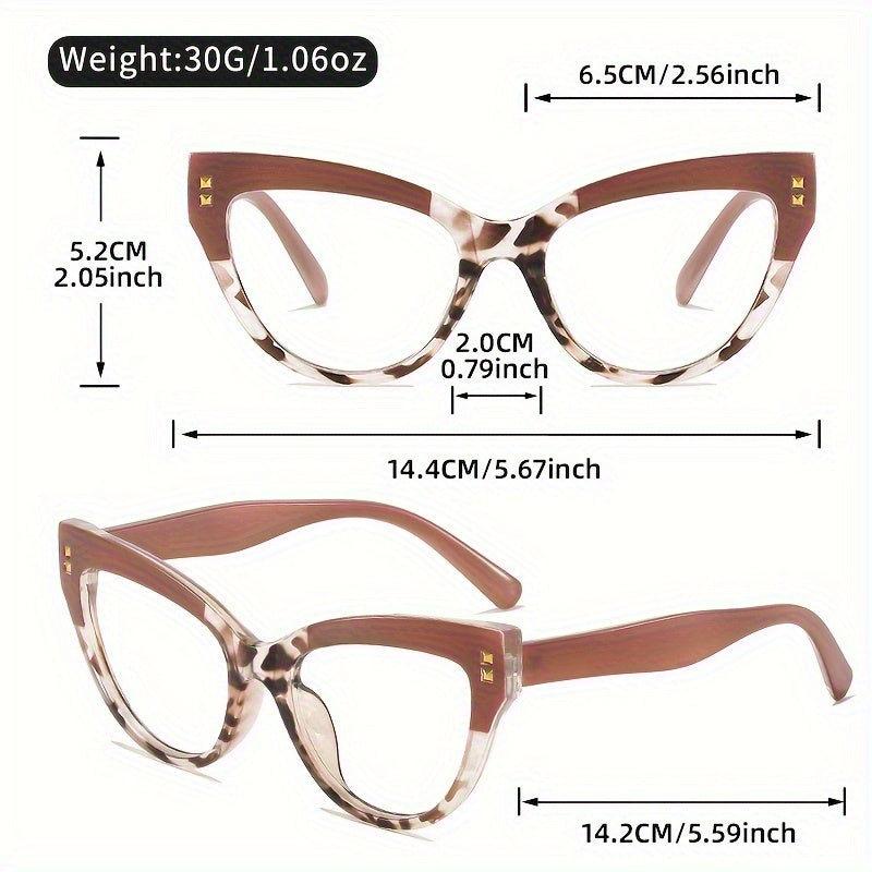 Lot de 3 lunettes de lecture pour femmes – Verres photochromiques, charnières métalliques, design minimaliste bicolore, lunettes de presbytie élégantes +1.00 à +4.00, cadeau mode pour femmes