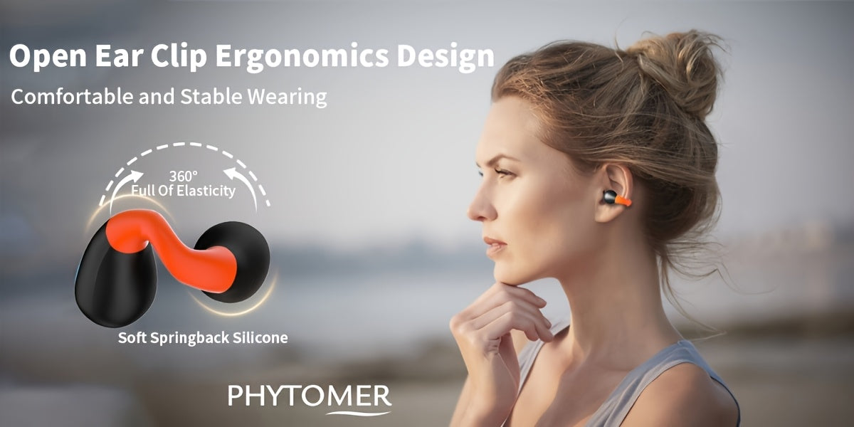Écouteurs sans fil à conduction ouverte Bluetooth 5.4 TWS, perception ambiante à 360 degrés, appels clairs ENC, commandes tactiles, confort toute la journée, écouteurs de sport et de fitness, maintien sûr, conception véritablement ouverte