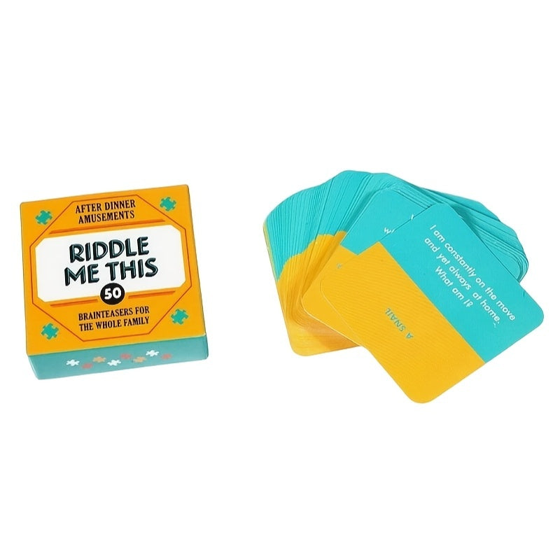 After Dinner Amusements : À quel point me connaissez-vous ? Jeu de cartes de conversation avec 50 questions pour la famille et les amis, jeu de poche pour les soirées, le camping et les cadeaux de fêtes.