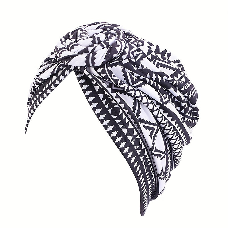 Lot de 5 turbans africains pour femmes – Bonnets bohèmes pré-noués avec nœuds multicolores pour le quotidien, les fêtes, les mariages et les occasions spéciales