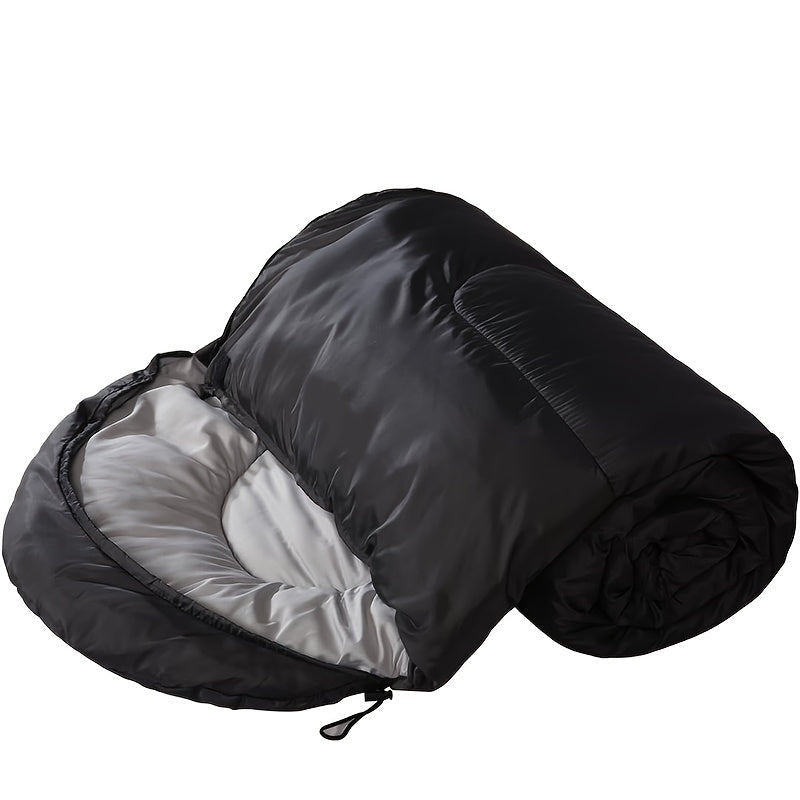 Sac de couchage 3 saisons avec oreiller et sac de compression – Système de couchage léger pour adultes, randonnée, sac à dos, aventures en plein air, voyage et utilisation d'urgence, 4 couleurs