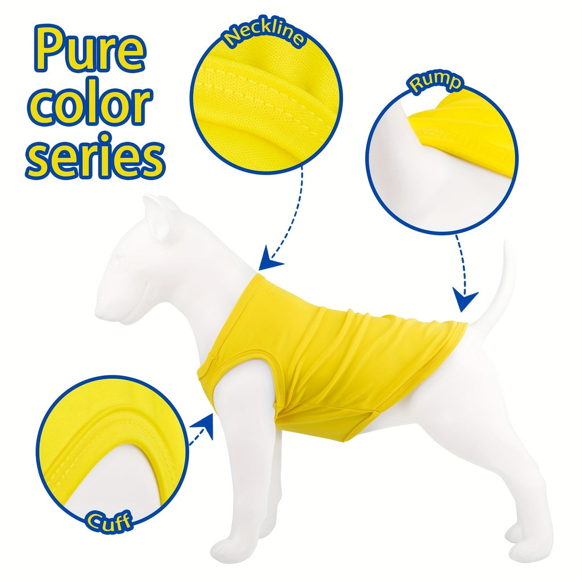 T-shirts pour petits chiens - Pull doux et coloré pour chiot, vêtements pour animaux légers et respirants pour chiens mâles et femelles, tenue décontractée pour chien pour temps chaud