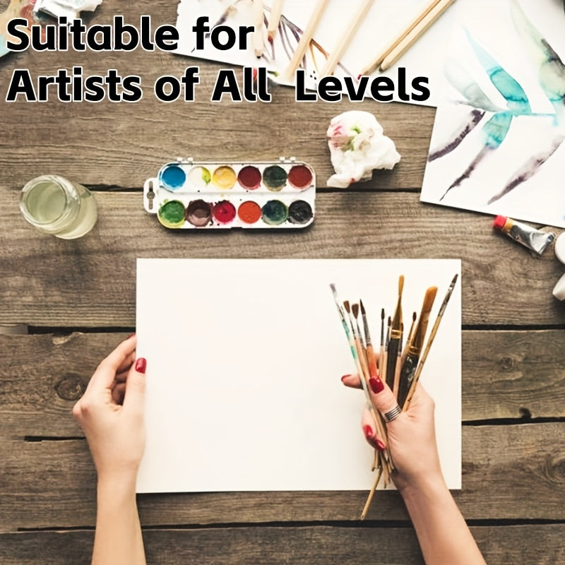 Papier aquarelle, 100 feuilles, format A4, 230 g/m² (110 lb), grain fin pressé à froid, papier artistique pour aquarelle, dessin, marqueurs, gouache, cadeau pour artistes, adultes et étudiants