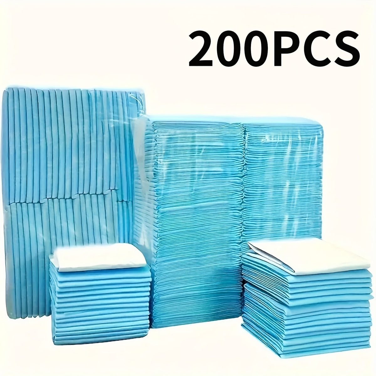 Alèses super absorbantes pour chien 60x60 cm pour le dressage des chiots et l'usage en intérieur – Alèses d'apprentissage anti-fuites et anti-odeurs, paquets économiques de 50 / 100 / 200 / 400 unités