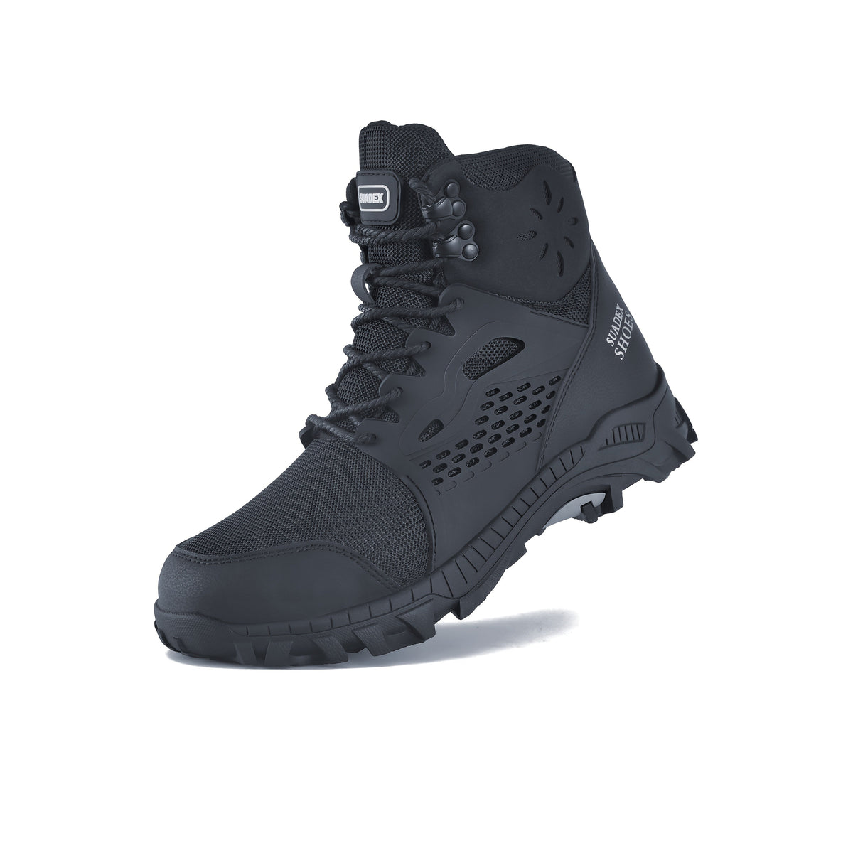 Steel Toe Boots for Men & Women β Waterproof Work Construction Safety Shoes with Anti-Piercing Kevlar Midsole, Non-Slip Rubber Sole, ASTM F2413-18 Compliant, Sizes US 4.5β13.5, Black