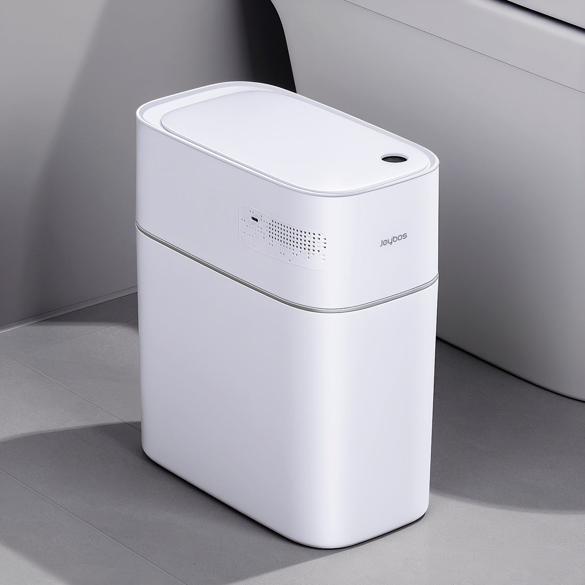 Poubelle intelligente automatique 14 L (3,8 gallons) – Capteur de mouvement sans contact, sacs auto-déployants par aspiration d'air, design fin anti-odeurs pour salle de bain, cuisine, bureau et chambre – Lot de 1 ou 2