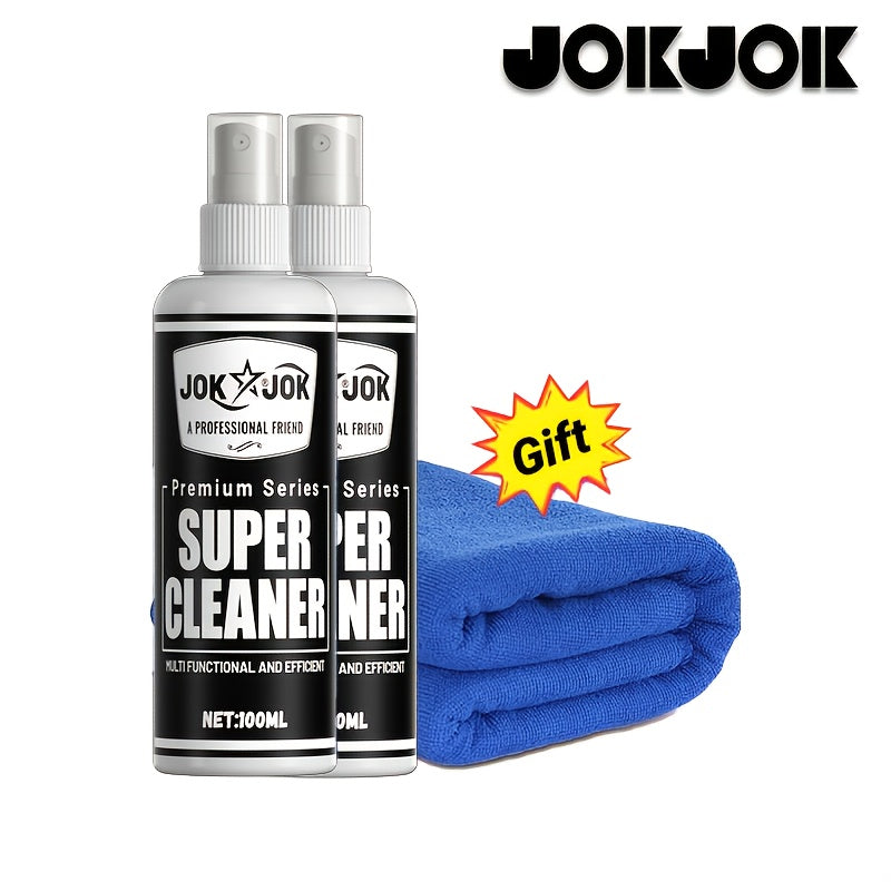 Spray détachant pour tissus et tapis 100 ml – Nettoyant et désodorisant pour tissus d'ameublement à action rapide sans rinçage pour canapés, rideaux, literie, tapis et intérieurs de voiture, serviette incluse