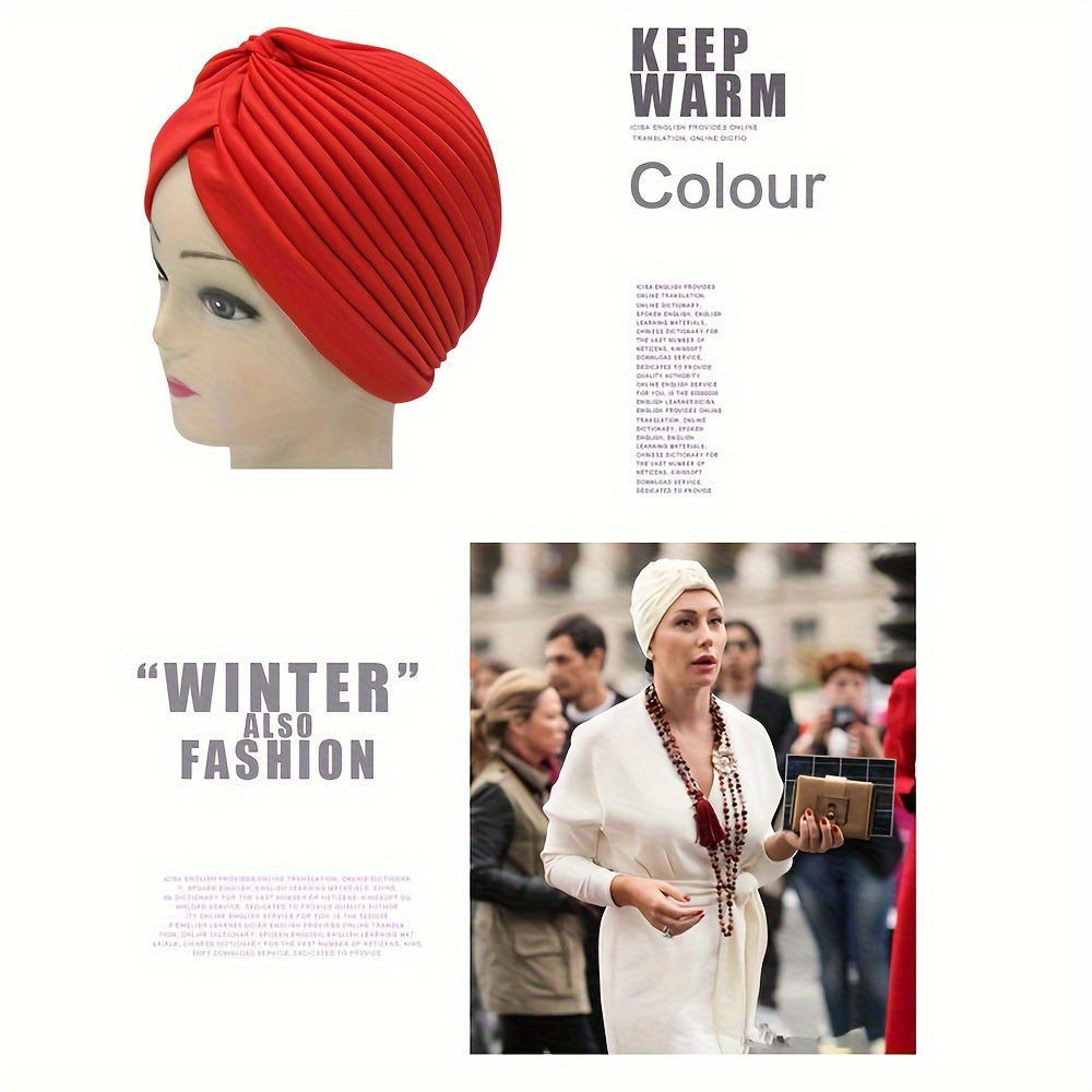 Lot de 15 turbans bohèmes pour femmes – Foulards plissés pré-noués, bandeaux torsadés multicolores et bonnets, bandeaux ultra-doux et respirants pour chimio, perte de cheveux et style quotidien
