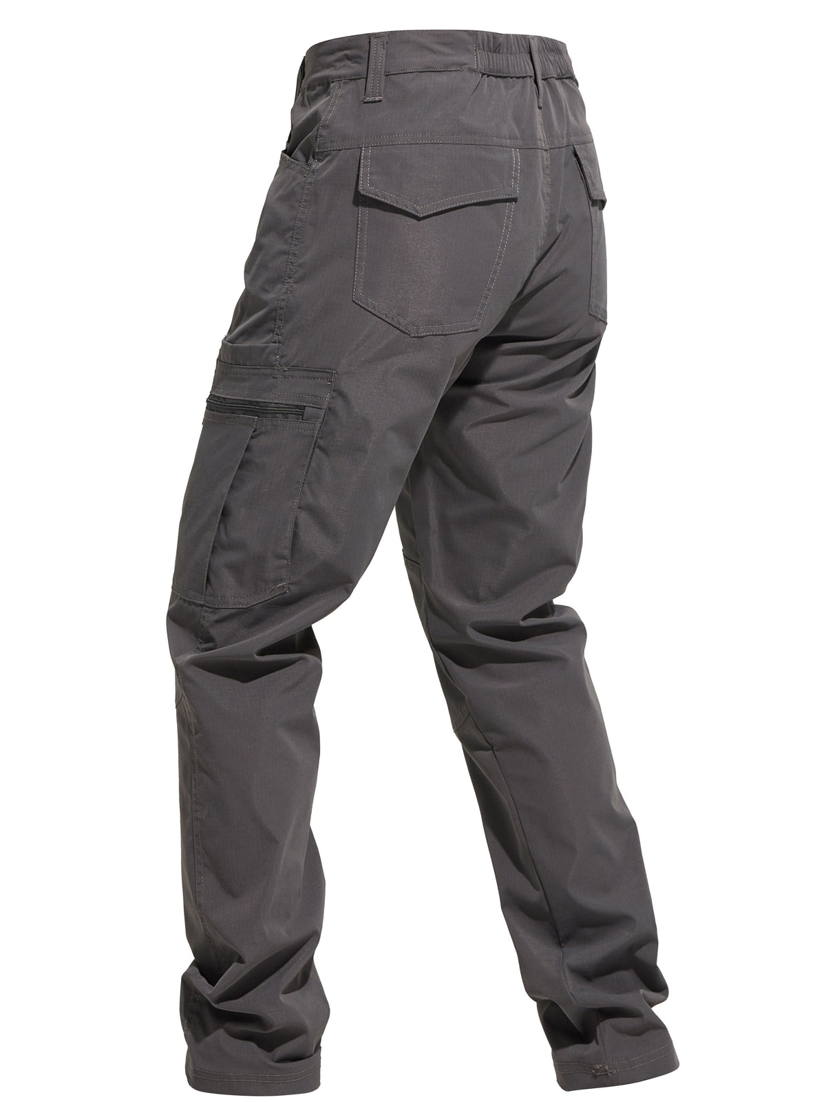 Pantalon cargo de randonnée pour homme, multipoches, tactique, toutes saisons, léger, pour camping, pêche, cyclisme, gris foncé, kaki, tailles 30-42