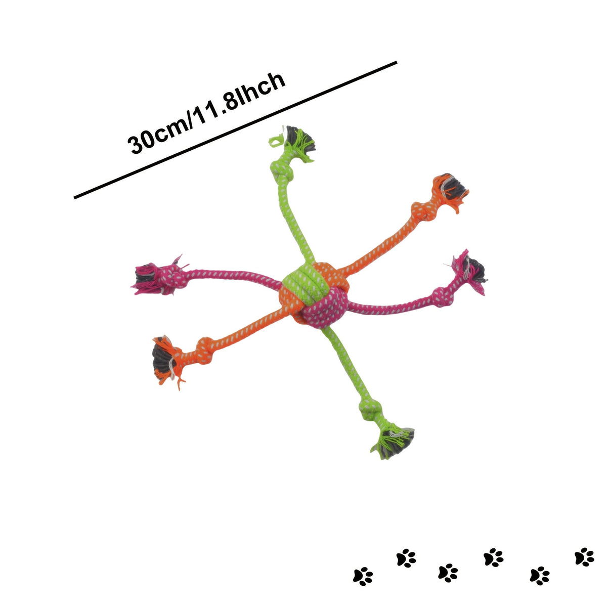 Lot de 2 jouets corde robustes pour chiens destructeurs – Jouet de traction ultra-résistant avec coutures renforcées, corde non toxique pour le nettoyage des dents des chiots et chiens adultes, alternative durable à l'os à mâcher