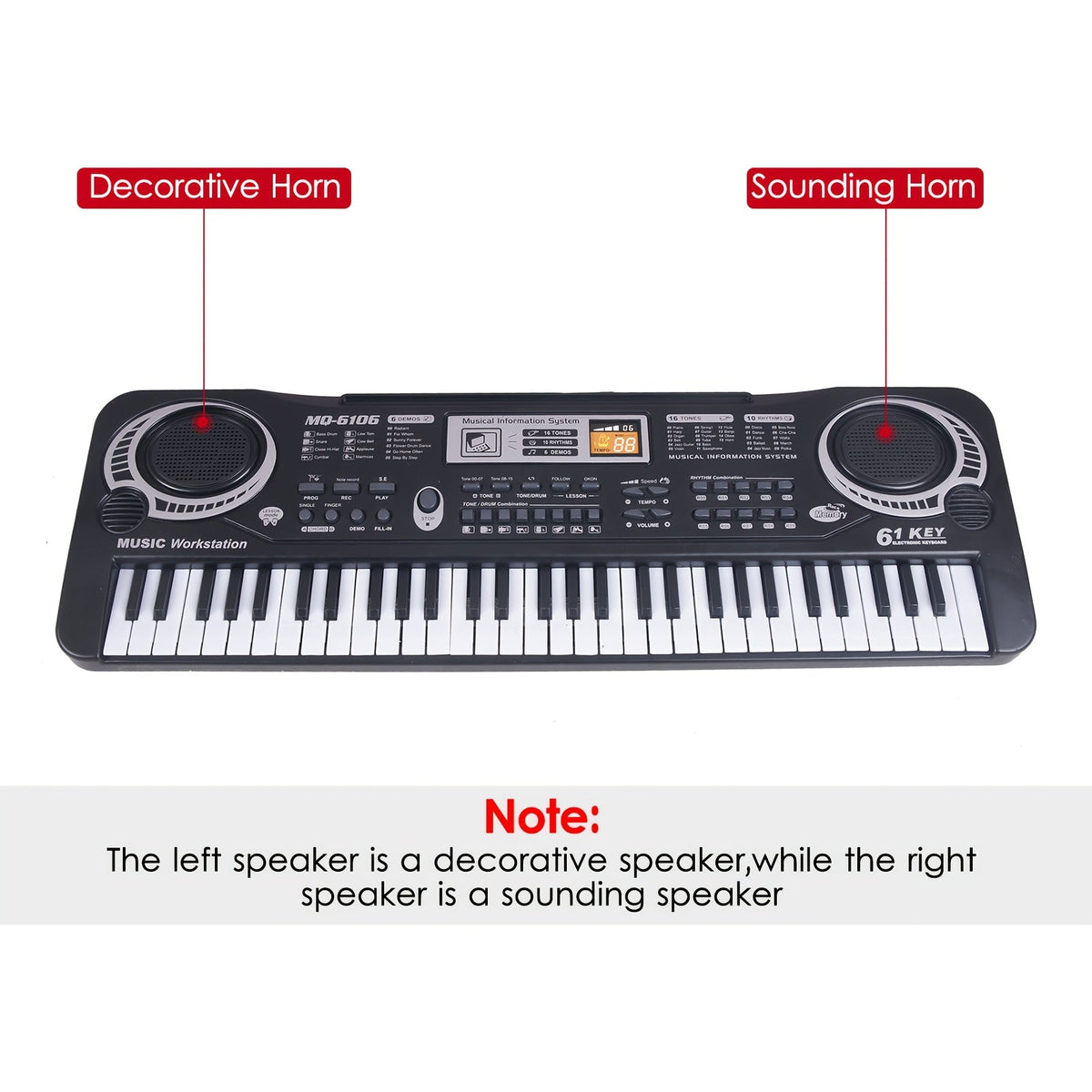 Clavier électronique 61 touches pour débutants - microphone intégré, partitions imprimées et alimentation USB, kit de démarrage complet pour enfants et adultes, cadeau d'anniversaire idéal pour les mélomanes