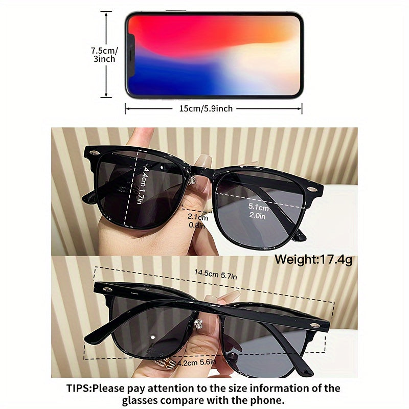 Lot de 5 paires de lunettes de soleil rondes polarisées – Protection UV unisexe, verres en polycarbonate, monture légère, lunettes rétro circulaires pour hommes et femmes, ensemble de lunettes de mode en gros