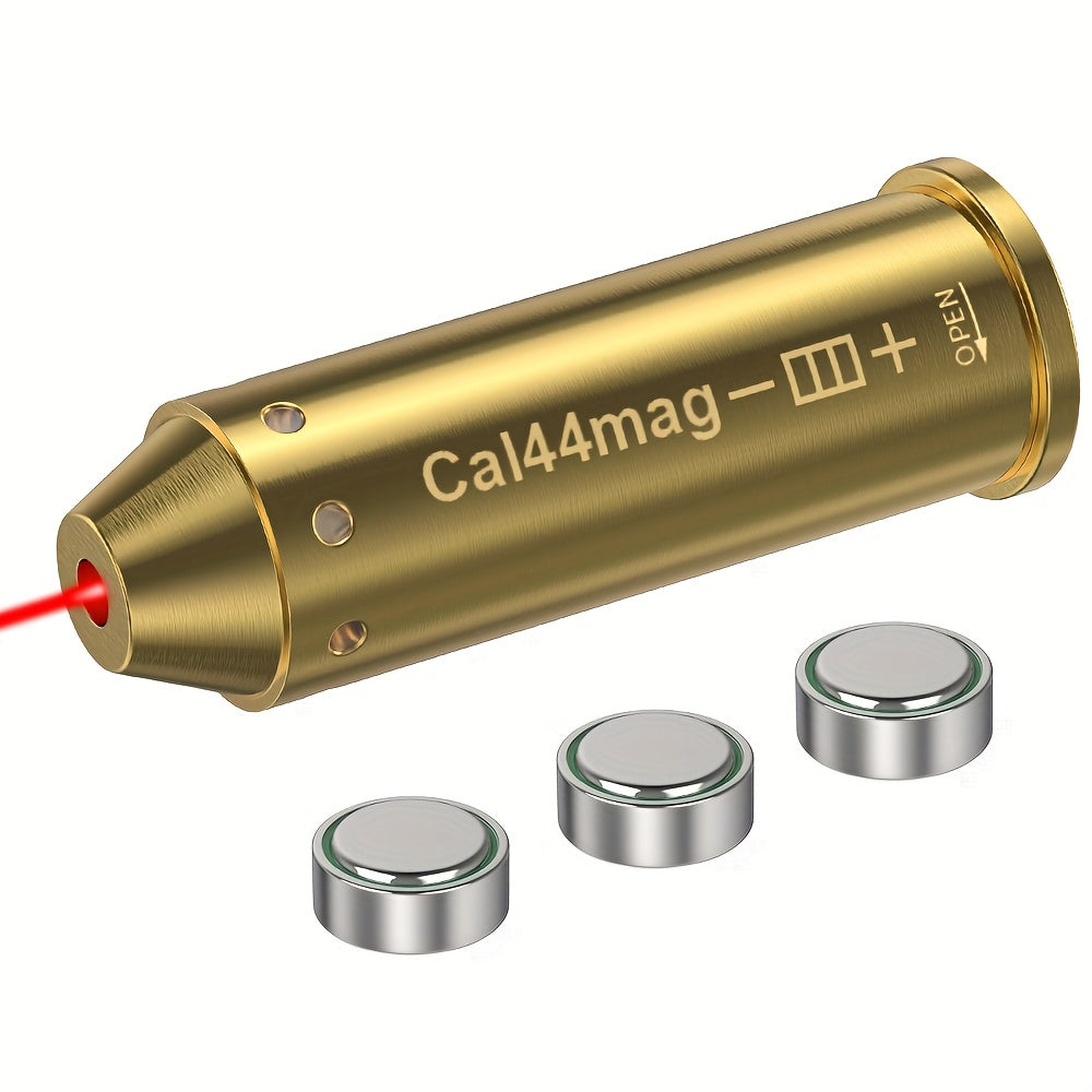 Kit de réglage laser multi-calibres pour 9mm, 45ACP, 223REM, 308WIN, 380ACP, 38SPL, 12GA – Appareil de réglage laser rouge haute précision pour fusils et pistolets, installation facile, inclut 2 jeux de piles