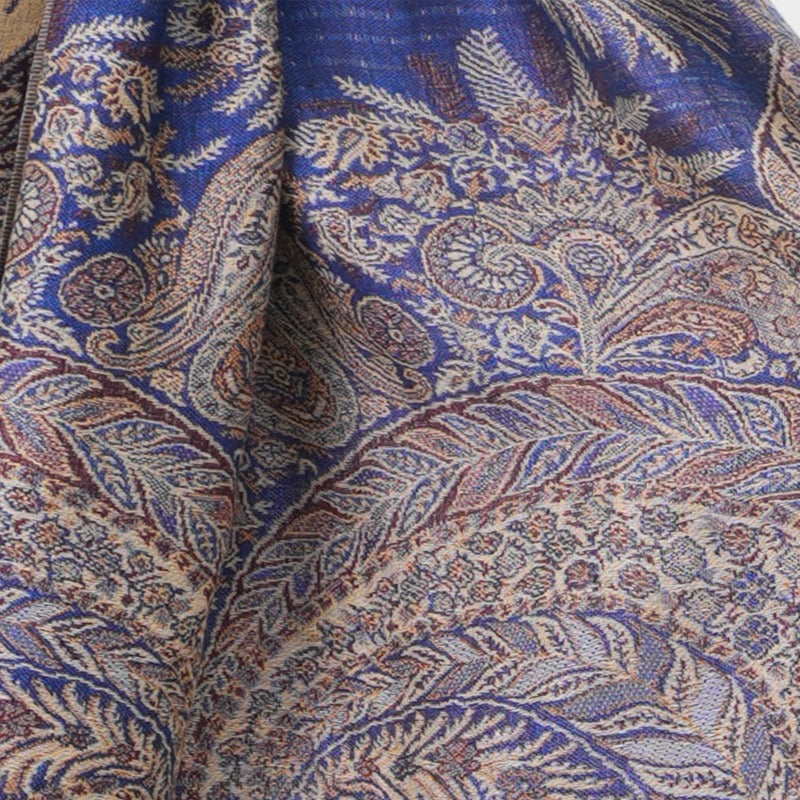 Écharpe pashmina à motif cachemire « queue de phénix » – Châle enveloppant épais et chaud pour femme, tissu doux et luxueux disponible en 17 couleurs éclatantes, polyvalent pour les événements formels, le quotidien et les cadeaux