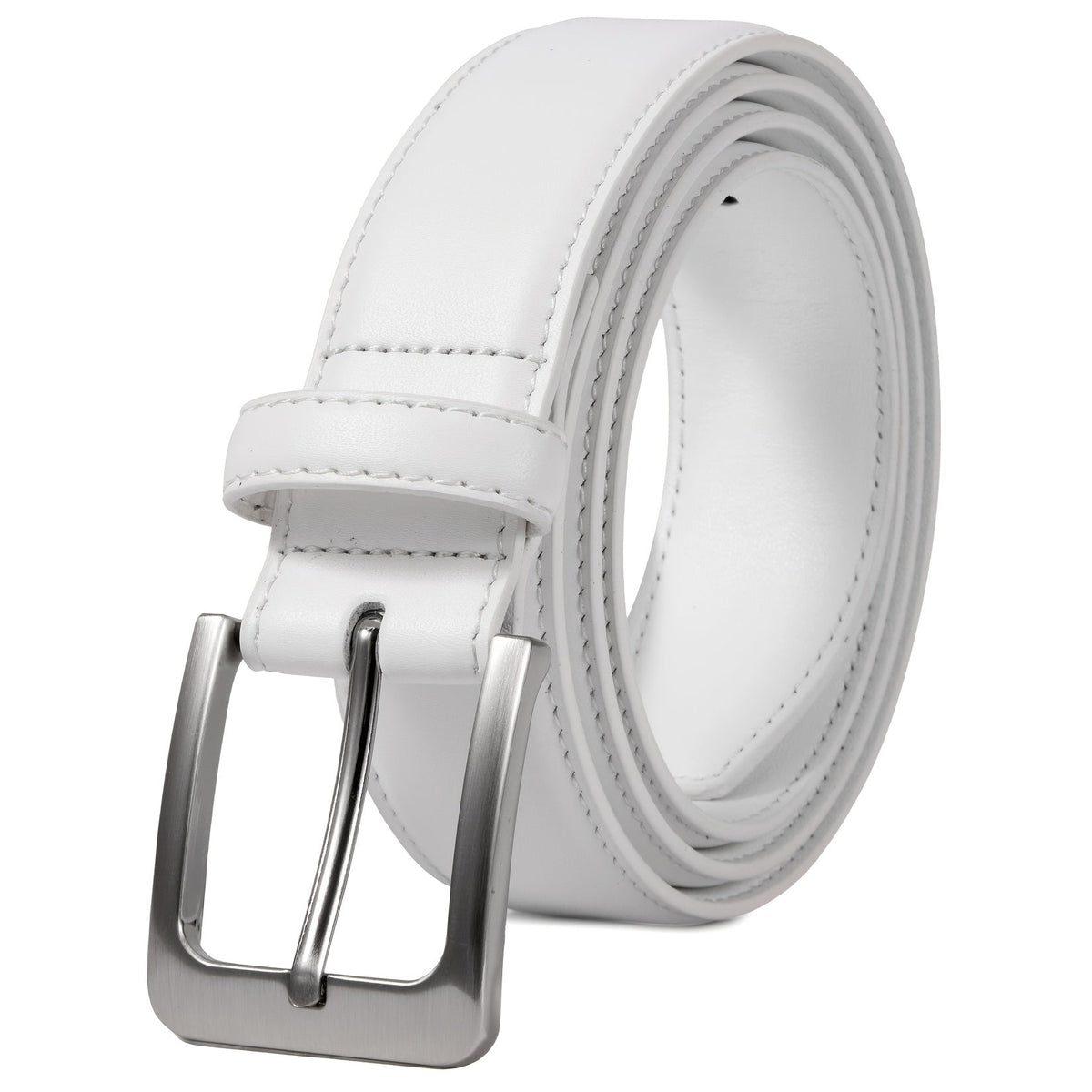 Ceinture homme en cuir véritable à boucle ardillon pour jeans et travail – Ceinture de ville classique en noir, marron et plus, tailles 28"-54" incluant grandes tailles