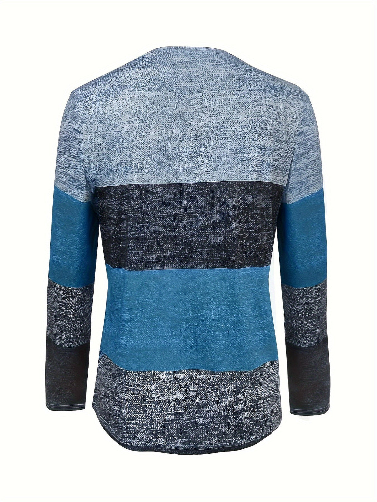 Haut à manches longues et col en V pour femme, chemisier décontracté à motif géométrique, printemps, été, automne, extensible, polyester et élasthanne, café, bleu paon, S M L XL XXL