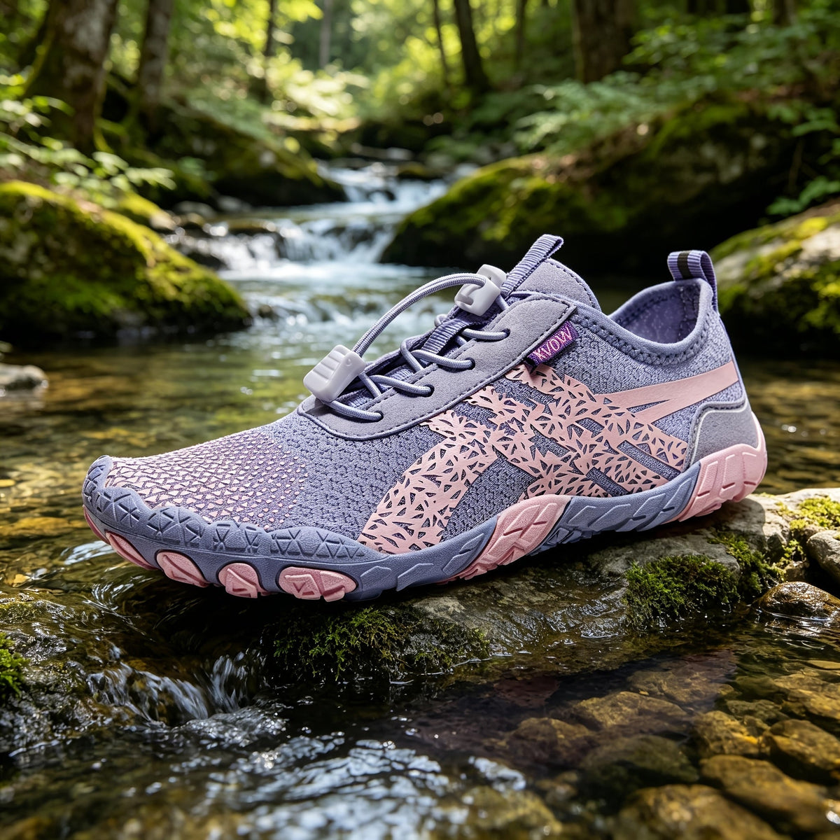 Chaussures aquatiques pieds nus pour femmes avec bout large – Chaussures d'eau légères, antidérapantes et respirantes pour la plage, la piscine, la randonnée et la marche, chaussures minimalistes de sport, pointures US 6-11, plusieurs couleurs