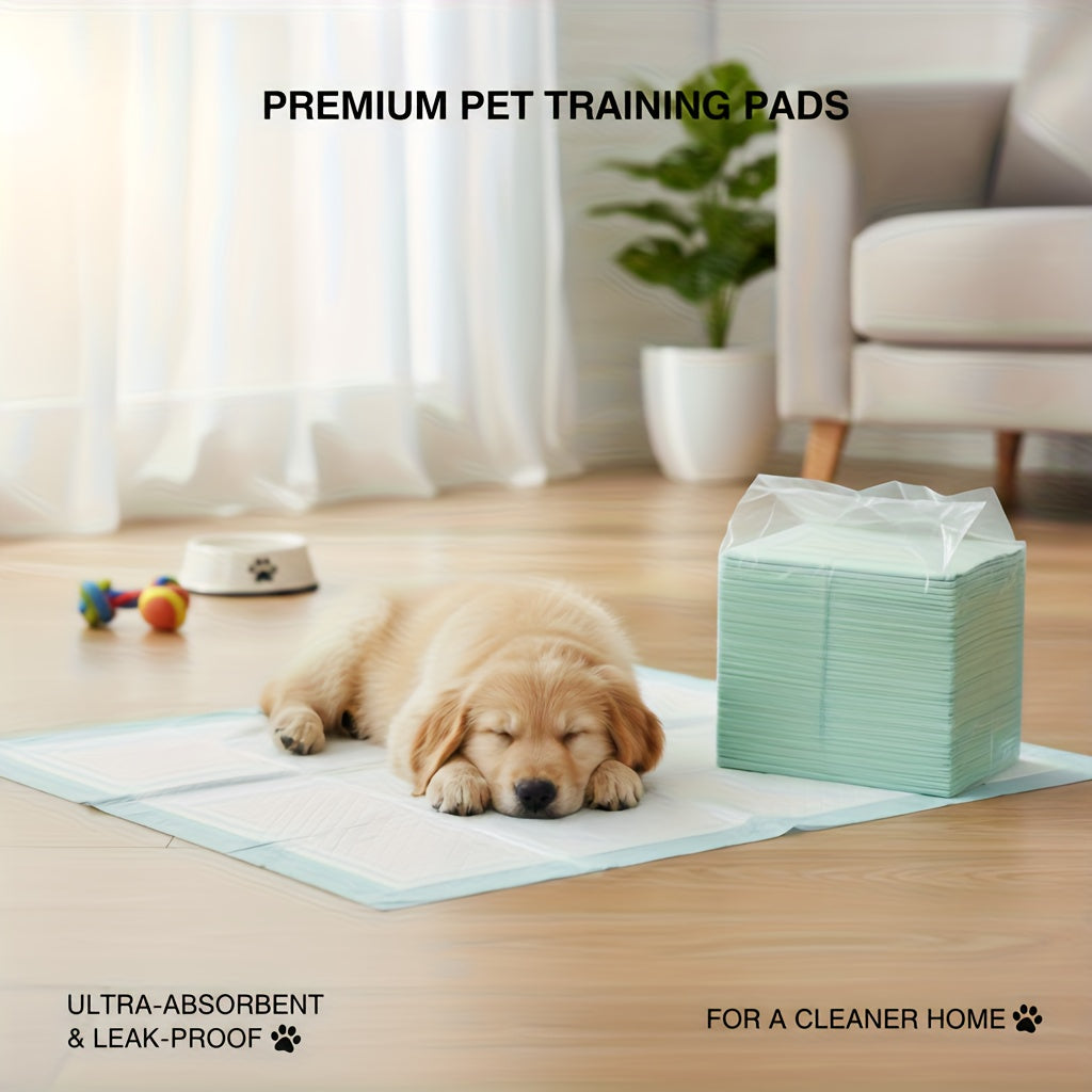 Alèses jetables pour chiens – Tapis d'apprentissage ultra-absorbants et épais avec fond étanche et contrôle des odeurs, tapis de propreté pour chiens et chats, essentiels pour l'apprentissage de la propreté à la maison et en voyage
