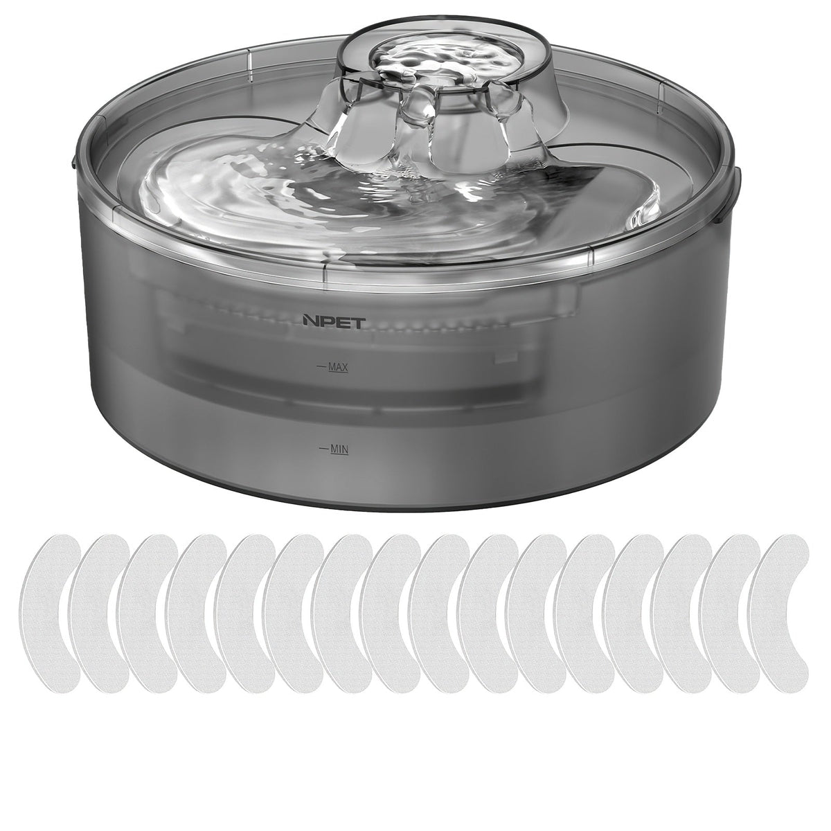 Fontaine à eau automatique pour chien, distributeur d'eau pour animaux de compagnie grande capacité de 4,9 litres avec protection anti-éclaboussures, kit de nettoyage et USB basse tension pour chiens, chats et foyers multi-animaux