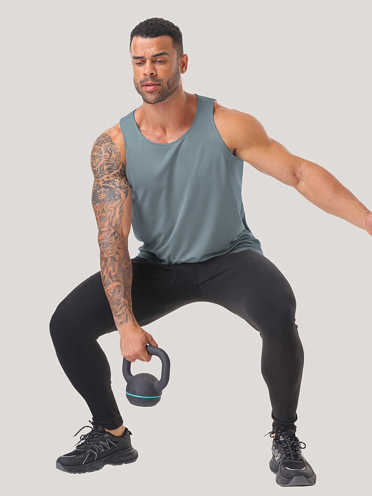 Lot de 6 débardeurs de sport à séchage rapide pour homme – Hauts sans manches respirants pour le fitness, le basket-ball, le football et la course à pied – Couleurs variées, tailles S à XXL