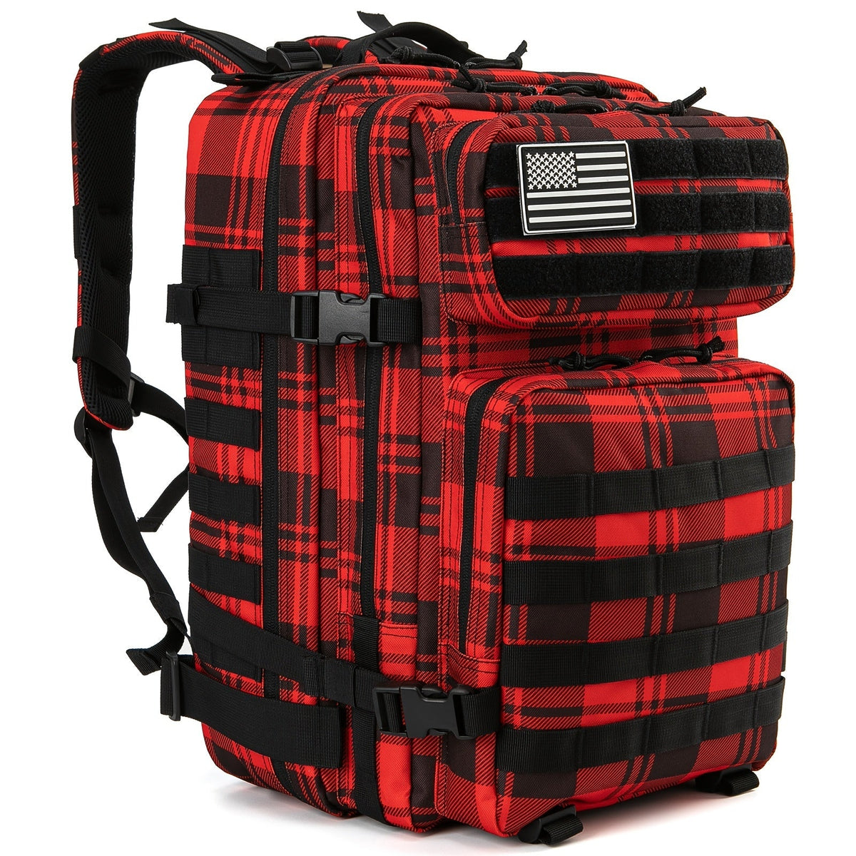 Sac à dos tactique 45 L pour hommes et femmes – Sac de randonnée, camping et voyage grande capacité, sac d'évacuation 3 jours pour le fitness et l'aventure en plein air, 13 coloris disponibles