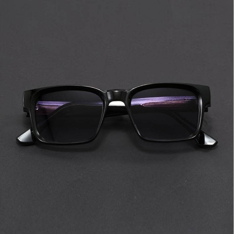 Lunettes carrées rétro pour hommes – Monture légère et durable en TR90, style classique d'inspiration japonaise, lunettes polyvalentes pour le quotidien et les occasions formelles, plusieurs coloris disponibles